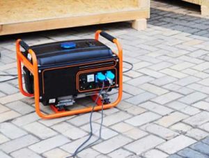 Generator with orange color